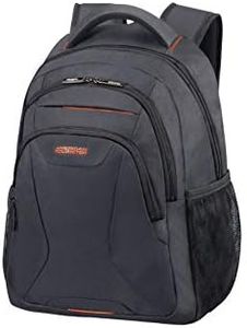 AMERICAN TOURISTER at Work - Laptop Backpack, Grey (Grey Orange), S (13.3"-14"), Backpack S (13.3"-14")