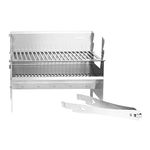 FENNEK 2.0 | Mobile and Stick Together Charcoal Barbecue Grill | Stainless Steel | Suitable for Camping, Trekking, Van Life, Garden and Outdoor Barbecue Fun