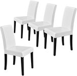 Yaheetech Dining Chair Set of 4 Fau