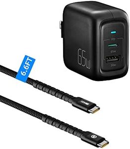 imuto USB C Charger 65W/45W, GaN PD PPS Super Fast Charging for iPhone15,Samsung Laptop, Steam Deck, Chromebook, Galaxy Book Pro, Tab S8, S22 S21 Ultra, iPad, MacBook, HP, Dell, Lenovo, Pixelbook
