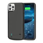 RUNSY [New] Battery Case for iPhone 13/13 Pro, 5000mAh Rechargeable Extended Battery Charging/Charger Case, Add 100% Extra Juice, Support Wire Headphones (6.1 inch)