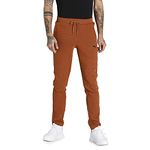 Puma Men Ottoman Sweatpants,Brown -Small