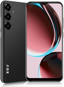 Xgody V50 Unlocked Android Phones, 4GB RAM + 64GB ROM, 6.52'' HD Incell Screen Smartphone, Dual 4G LTE Unlock Cell Phone, 13MP+5MP Camera, Face Unlock, 4500mAh Battery Mobile Phone - Black