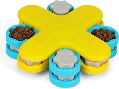 Dog Puzzle Toys Interactive，Dog Treat Puzzle Feeder Dispenser Game for Large Small Smart Boredom Pet Puppy Dogs IQ Training & Brain Stimulation (Tornado)