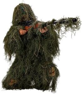 SETLUX Ghillie Suit for Men, Gilly Suit for Adults Camo Hunting Clothes 3D Woodland Camouflage Suits for Hunting