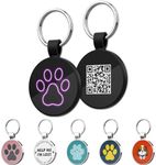 MYLUCKYTAG QR Code Pet ID Tags Dog Tags - Pet Online Profile - Scan QR Receive Instant Pet Location Alert Email