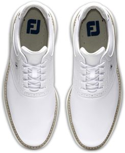 FootJoy Men’s Traditions Golf Shoes, White – Size 11 UK