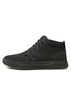 Timberland Men's Davis Square F/L Chukka Boots, Blackout Nubuck, 10 UK