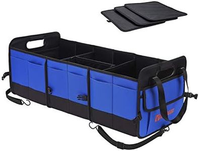 Autoark Multipurpose Car SUV Trunk Organizer,Durable Collapsible Adjustable Compartments Cargo Storage,AK-076