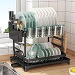 REASOR 2 Tier Dish Drying Rack Set,