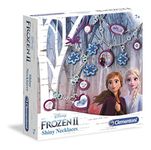 Clementoni 18565 Clementoni-18565-Disney Frozen 2-Charms-Made in Italy Craft for Kids from 7 Years and Older-Jewellery Girl, English, Multicolored