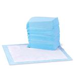 Amazon Basics Dog and Puppy Training Pads, Leakproof, Five-Layer Design with Quick-Dry Surface, Regular, 56 x 56 cm, Pack of 150, Blue