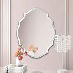 TINITALO Frameless Decorative Mirror Glass for Wall Mirror Bathrooms Home Mirror Decor Size : 18x 24 Inch QG 122