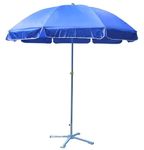 RAINPOPSON 7ft Cantilever Garden Umbrella With Stand & UV Protection for Outdoor