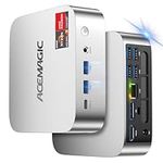 ACEMAGICIAN Vista V1 Ultra small Mini PC Windows 11 Pro, Ιntel Alder Lake N97(Beat N95/N100/N150,up to 3.60GHz), 16GB RAM/512GB M.2 SSD, Mini Computer Support 4K@60Hz Output/WiFi/BT/USB 3.2 for Home