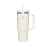 Stanley Quencher H2.0 FlowState Stainless Steel Vacuum Insulated Tumbler with Lid and Straw for Water, Iced Tea or Coffee, Smoothie and More, Cream, 30 OZ / 0.89 L