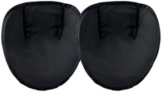 FEYRUN Pancake Training Glove, Baseball&Softball Fielding Trainer for Infield Practice, Softhands Foam Training Glove to Improve Glove to Throw Transition (Black (2 Pack))