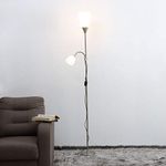 Home Centre Larissa Floor Lamp - Silver