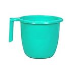 ATCUSA Plastic Mugs for Bathroom Bath Accessory x 1 Mug Bathing Mugs Dabba camping mug, certified bathing water mug - 1.5 litre capacity - Assorted colors