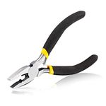 SPEEDWOX Mini Linesman Pliers Wire Cutters 4-1/2 Inches Multi Use Combination Pliers Jewelry Making Small Side Cutters Micro Fine Lineman's Pliers Beading Tool Hobby Craft Screw Wire