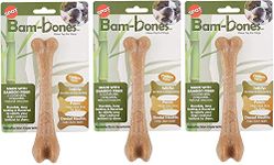 Ethical Pet SPOT Bambones Chicken Bone 7.25 Inch Chew Toy for Dogs - 3 Pack