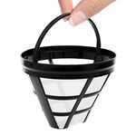 Reusable Cone Coffee Filter, 4 Replacement Coffee Filter Basket, Coffee Filter Mesh Basket, 8~12 Cup Size 4 Coffee Filters, Cup Coffee Dripper Pour Over Coffee Filter for Travel Camping