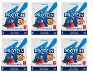 6X Kellogg's Special K Protein Frutti di Bosco Cereals Multigrain Flakes with Berries 320g Wheat Flakes Cereal Flakes with Oats rye Seeds and Freeze-Dried Fruits