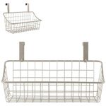 Spectrum 56177 Over The Cabinet Grid Basket, Small, Satin Nickel