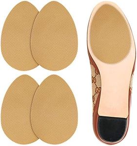 Dr. Shoesert Non-Slip Shoes Pads Adhesive Shoe Sole Protectors, High Heels Anti-Slip Shoe Grips (Yellow)