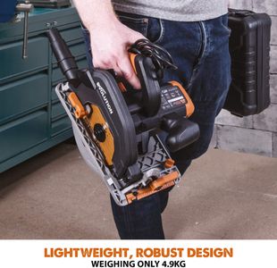 Evolution R185CCS Circular Saw – 185mm, TCT Blade, 64mm Depth, 230V