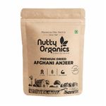 NUTTY ORGANICS Premium Dried Afghani Anjeer 500 GM | Rich in Fiber | Rich in Nutrients | Packed with Fiber & Nutrients for a Healthier, Happier You | Anjeer Dry Fruit