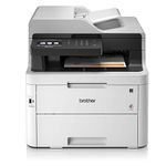 Brother MFC-L3750CDW Colour Laser Printer - All-in-One, Wireless/USB 2.0, Printer/Scanner/Copier/Fax Machine, 2 Sided Printing, A4 Printer, Small Office/Home Office Printer