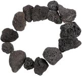 IMIKEYA Black Stones 1 Pack Natural