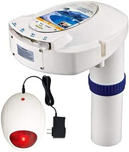 IC ICLOVER Pool Alarm Outdoor Inground Immersion Swimming Pool Safety Alarm, Poolside Water Motion Sensor with Remote Receiver Pool Monitoring System Kids, Pets Safety for Pools up to 16x32sq.ft
