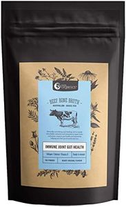 Nutra Organics Beef Bone Broth Hearty Original 1kg | Nutritious Broth Powder, B Vitamins & Zinc | Boost Immunity, Energy, Gut Wellbeing (125 Serves)