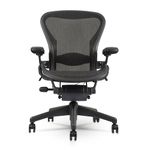 Renewed Classic Hm-Aeron Ergonomic Fully Adjustable Office Chair,Inscape Modern (Aluminium, Grey)