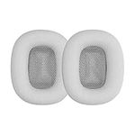 kwmobile Compatible with Apple AirPods Max Silver Replacement Earpads - Artificial Leather, 2 pcs