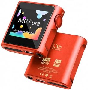 SHANLING M0 Pura HiFi Music Player,Hi-Res MP3 Player,DAC/AMP,2X CS43131 DAC,Bluetooth 5.0,APP Control,LDAC/SBC/AAC,3.5mm/Type-C Jack,Support USB Audio 384kHz /32bit,250mW@32Ω,MTouch OS (Orange)