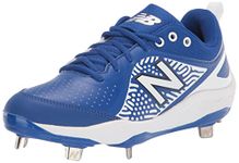 New Balance Women's Fresh Foam Velo V2 Metal Softball Shoe, Team Royal/White, 7.5