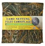 Hunters Specialties Camo Netting - Hunting Durable Lightweight Quiet Realistic Concealment Camouflage Polyester Netting for Blinds, 54 in X 12 FT - MAX 5