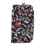 Vera Bradley Men's Cotton Double Glasses Case Accessory, Perennials Noir, One Size