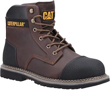 Caterpillar Male Powerplant S3 Safety Boot, Brown, 8