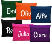 Personalised purse with any name custom print school lunch purse saving bag holiday saving money wallet