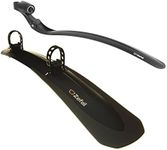 ZEFAL Swan & Croozer Clip-On Road Front & Rear Mudguard Set, Black, 700c / 28"