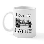 CafePress I Love My Lathe Mug 11 oz (325 ml) Ceramic Coffee Mug