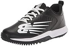 New Balance Women's FuelCell Fuse V3 Turf-Trainer Softball Shoe, Black/White, 5