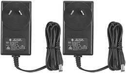 2-Pack AC to DC 15V 1A Power Supply Adapter, Plug 5.5mm x 2.1mm