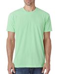 Next Level Apparel Men's Premium Fitted Sueded Crewneck T-Shirt - Mint 6410 L