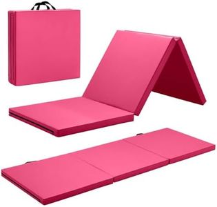 Genki 180cm x 60cm x 5cm Extra Thick High Density Anti Tear Gymnastics Gym Folding Exercise Aerobics Mats, Multiple Colors