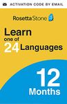 Rosetta Stone 12 Month Single Language [PC/Mac Online Code]